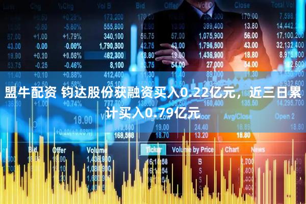 盟牛配资 钧达股份获融资买入0.22亿元，近三日累计买入0.79亿元