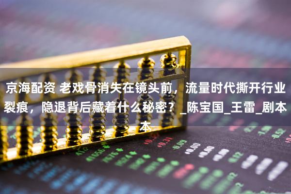 京海配资 老戏骨消失在镜头前，流量时代撕开行业裂痕，隐退背后藏着什么秘密？_陈宝国_王雷_剧本