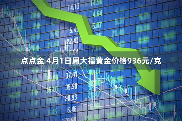 点点金 4月1日周大福黄金价格936元/克